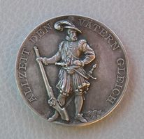 SCHÜTZENMEDAILLE AARAU JUBILÄUMSSCHIESSEN 1596 - 1896