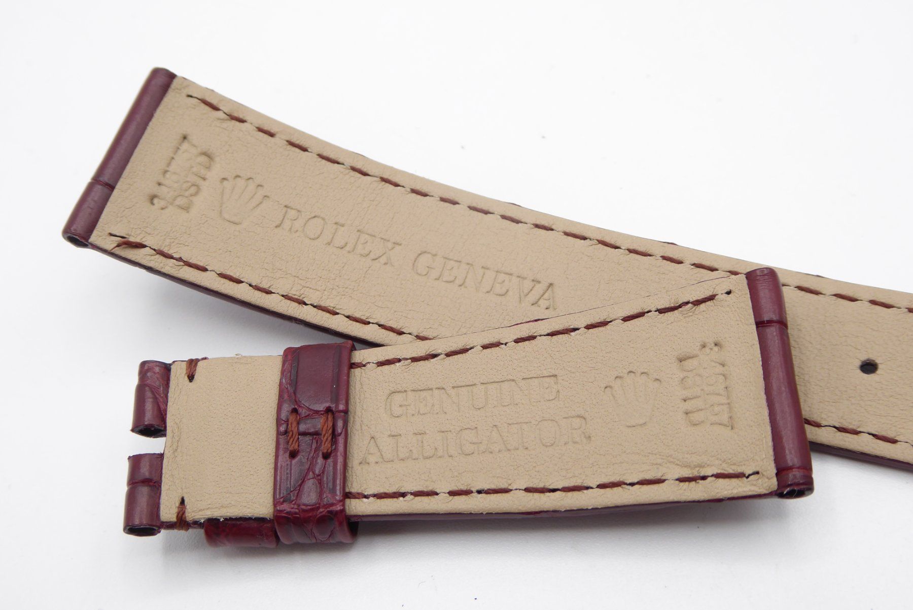 Rolex Uhren: Rolex Brown Alligator Strap  Large Size – Gebraucht aus Geneve von adr_xk6n 4