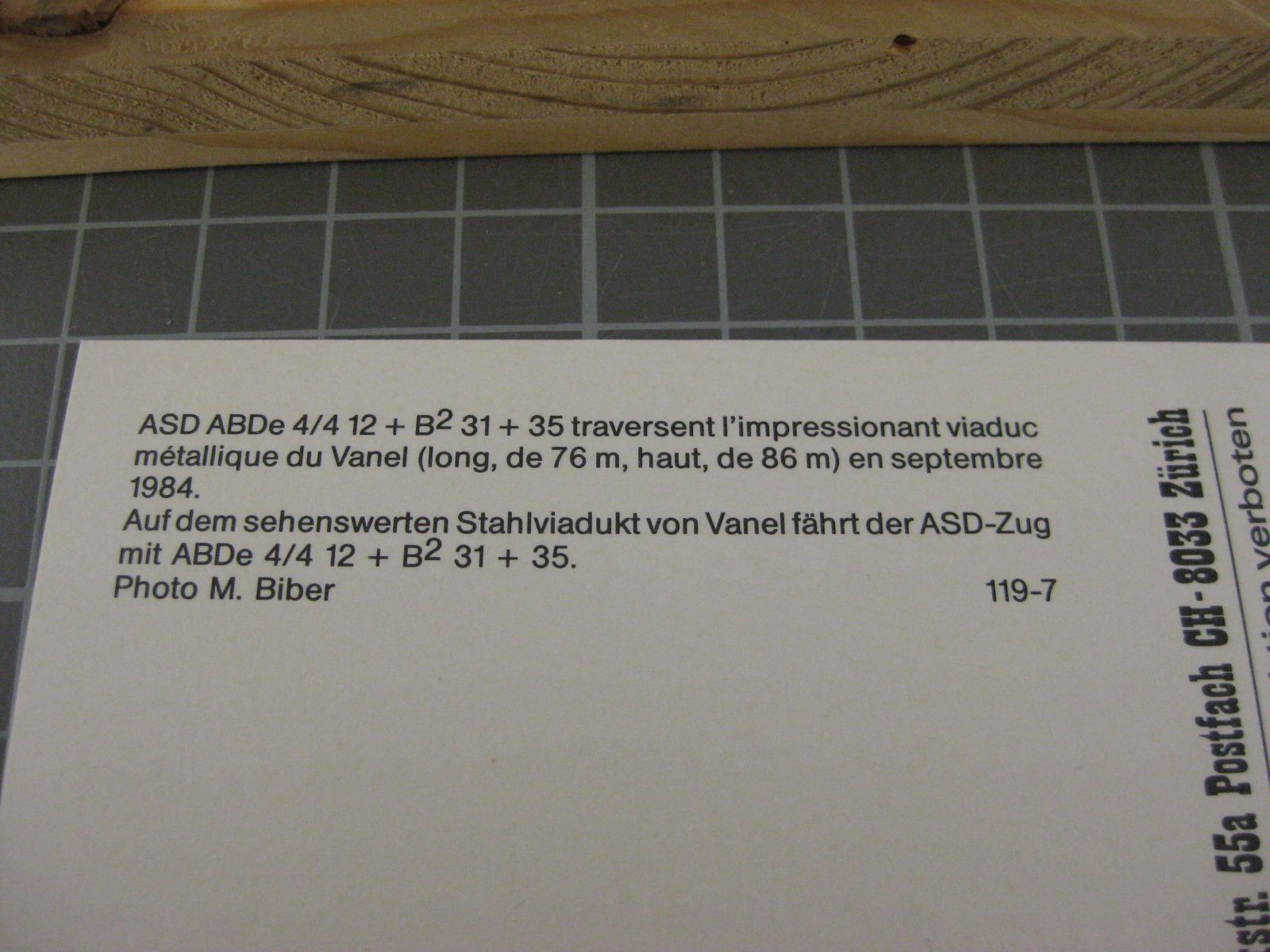 Cartoline postali: AK Viadukt mit Zug  – Nuovo (secondo la descrizione) da Malters venduto da Marosko 2