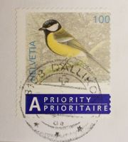 3511) 1237Ab, Kohlmeise Abart 3mm ver. Markenbild Kt 2000/LP