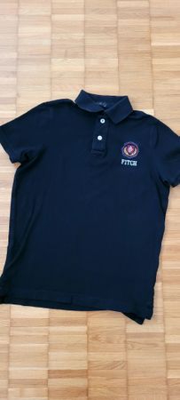 Schwarzes Abercrombie & Fitch Poloshirt, Grösse L, Baumwolle