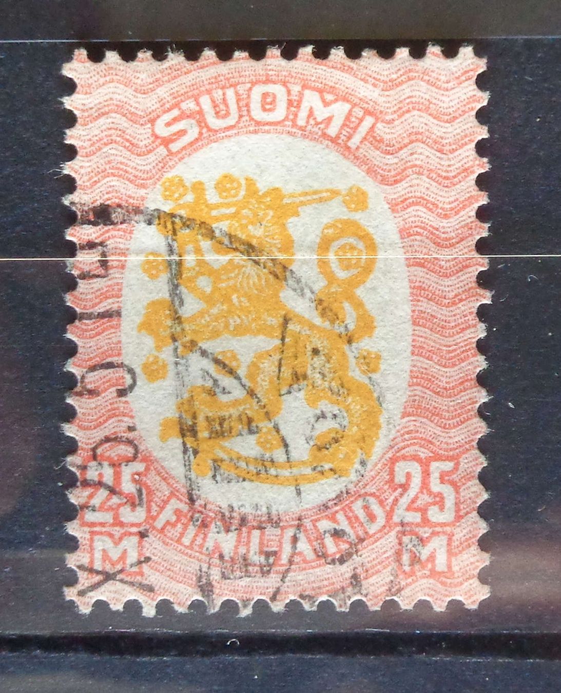 Tutti i francobolli: SUOMI/FINLAND 1921: 25 M, O – Usato da Le Locle venduto da timbrettino