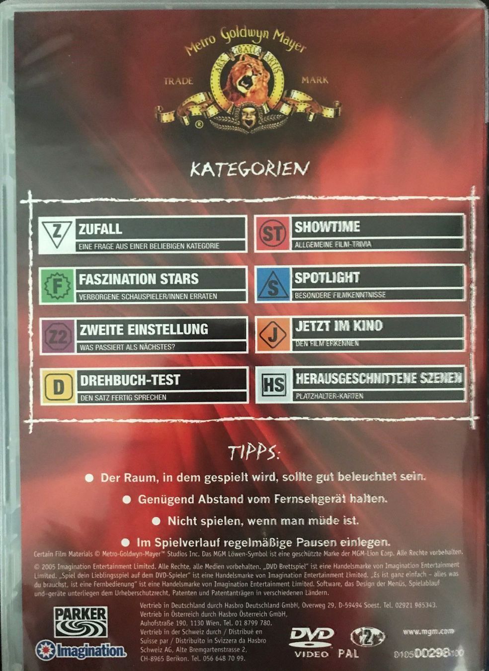 Spiele: Screen Test, interaktives Kultspiel - DVD Brettspiel – Gebraucht aus Niederweningen von baghirac 3