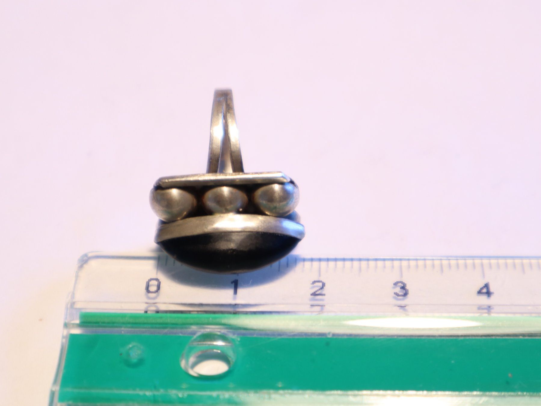 Ringe: Mexico Silber Damen Ring mit Onyx Edelstein Gr 47 – Gebraucht aus Baden von TellsKuchenhaus 6