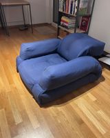 Karup Hippo Relaxsessel Baumwolle blau gebraucht