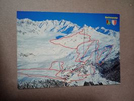 Bettmeralp Wallis Panorama AK Skigebiete