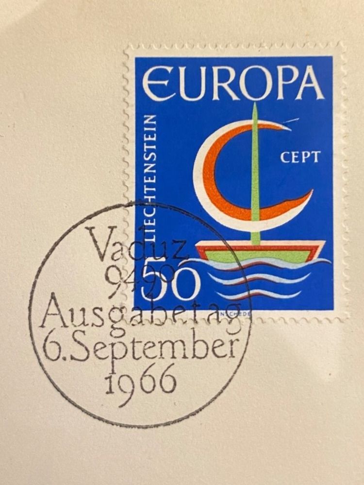 Tutti i francobolli: Brief FDC Europa 1966 Vaduz – Usato da Oberägeri venduto da Nussbi6 4
