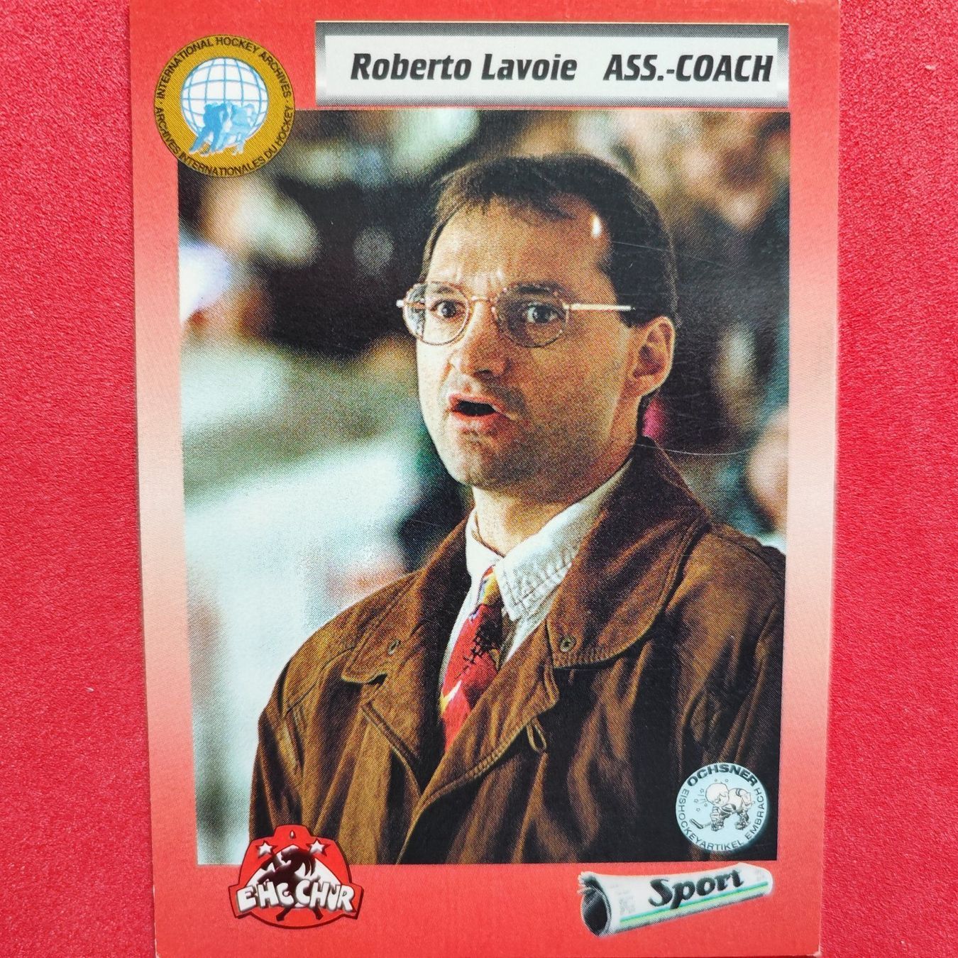 Carte collezionabili: Roberto Lavoie - EHC CHUR - 1993/94 – Usato da Dübendorf venduto da kb86_MOVIE