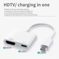 HDMI USB-C auf HDMI Adapter 4K iphone 15 16 17 Video Monito