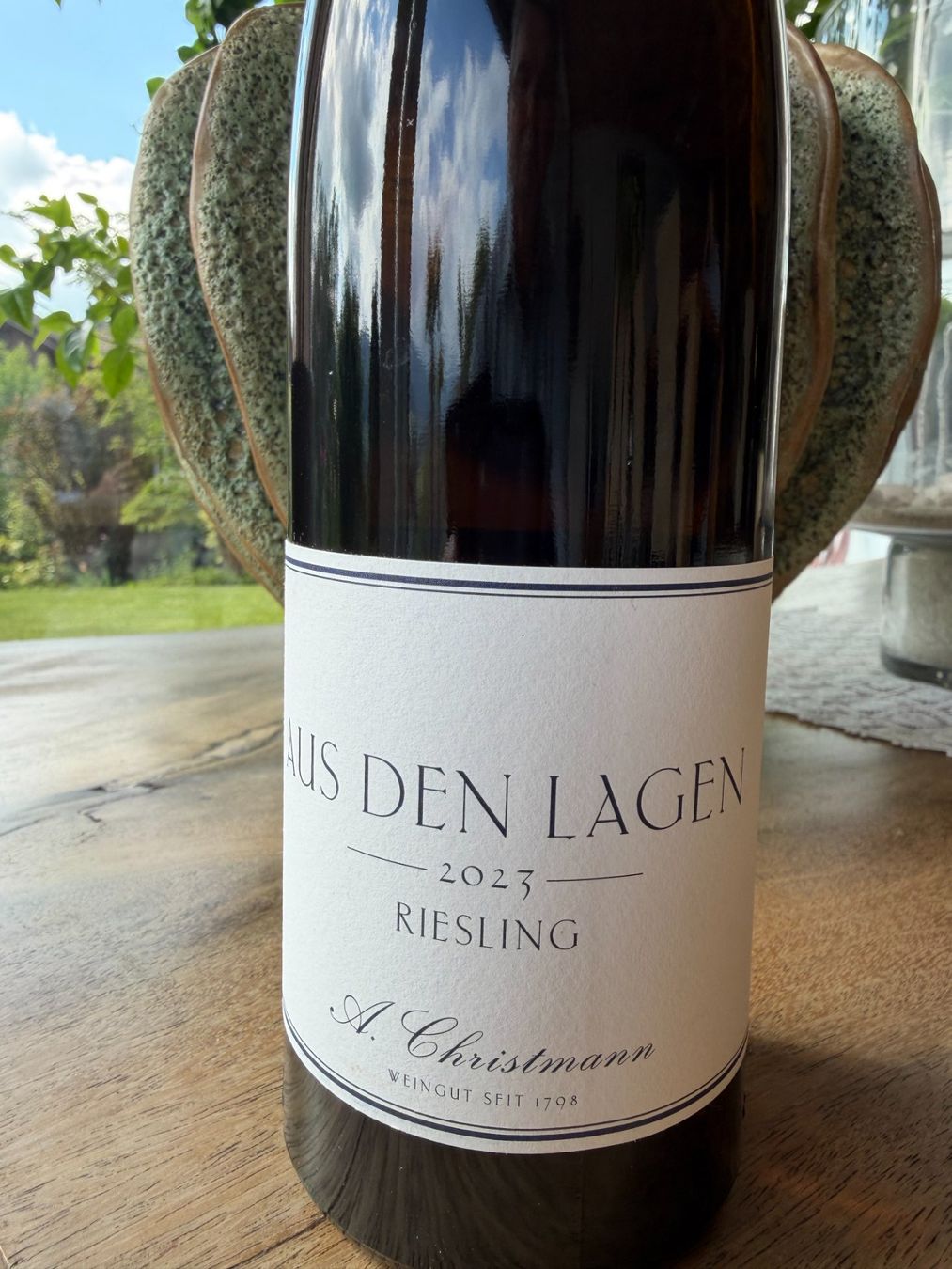 Vino: 10 Flaschen Pfälzer Riesling vom Feinsten ! – Nuovo e nell'imballaggio originale da Ebnat-Kappel venduto da alion2