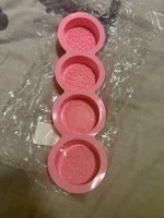 Stampo in silicone per candele e saponi, rosa, nuovo