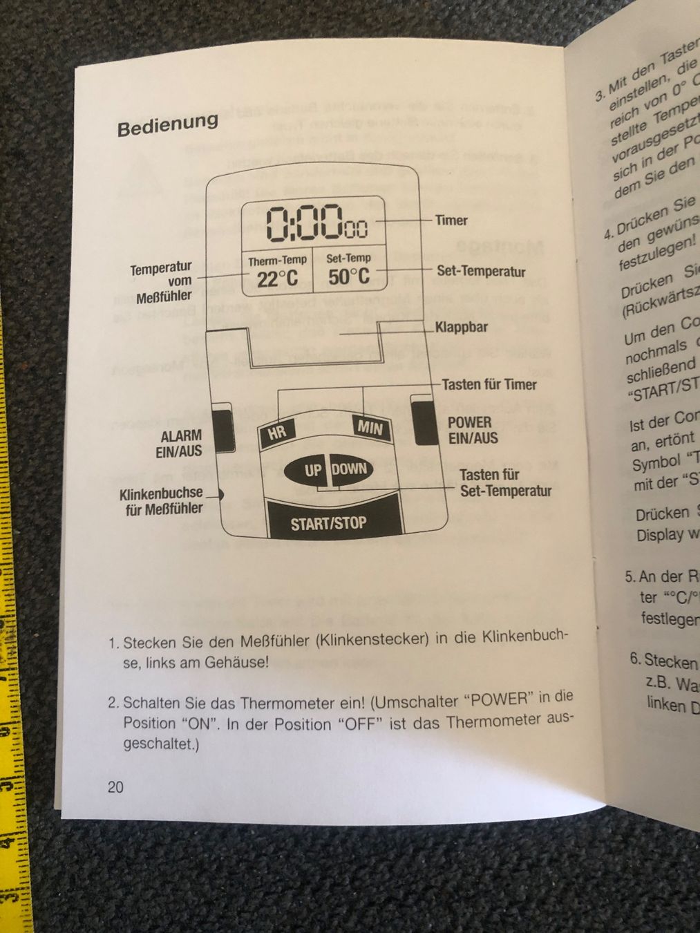 Altro per la casa: RAUSSER FLEISCH TERMOMETER   NEU – Nuovo e nell'imballaggio originale da basel venduto da Lastcall 2