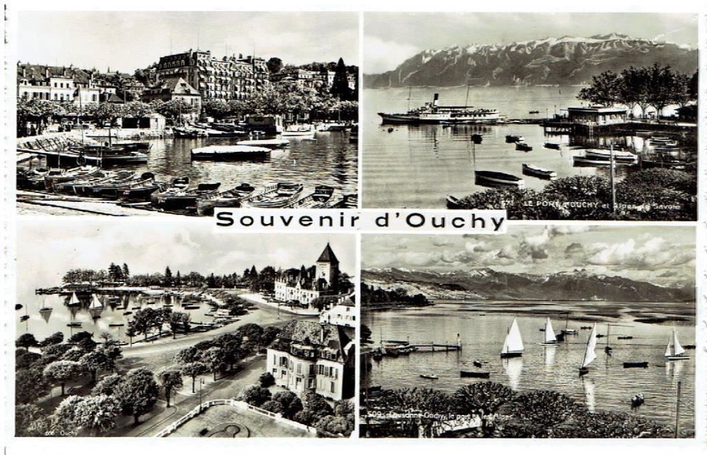 Cartoline postali: Souvenir d'Ouchy – Usato da Flims - Dorf venduto da Stagediver