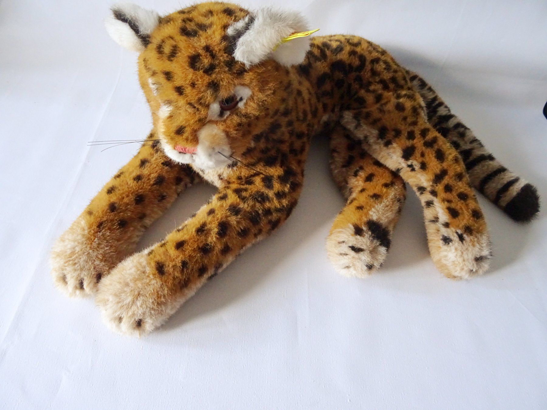 Steiff Giocattoli: Original Steiff Leopard, Made in West Germany ca. 1950er/196 – Usato da Lengnau BE venduto da Indian4 1