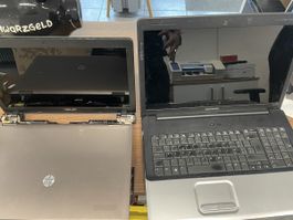 2x HP & 1X Asus Laptop ohne Harddisk, ohne Motherboard,