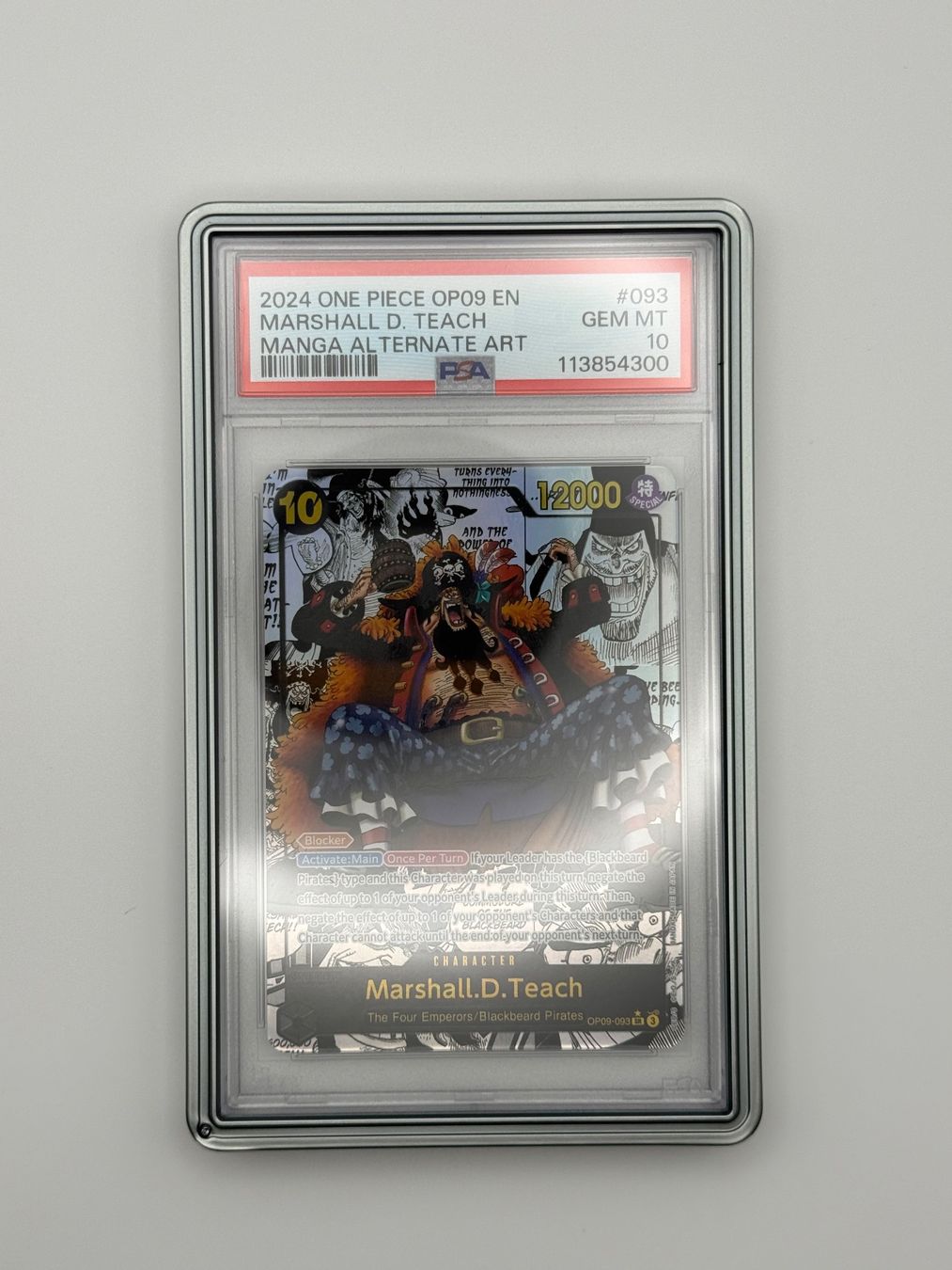 Bandai Carte collezionabili: One Piece Marshall.D.Teach Manga PSA10 – Nuovo (secondo la descrizione) da Uster venduto da EDM1903