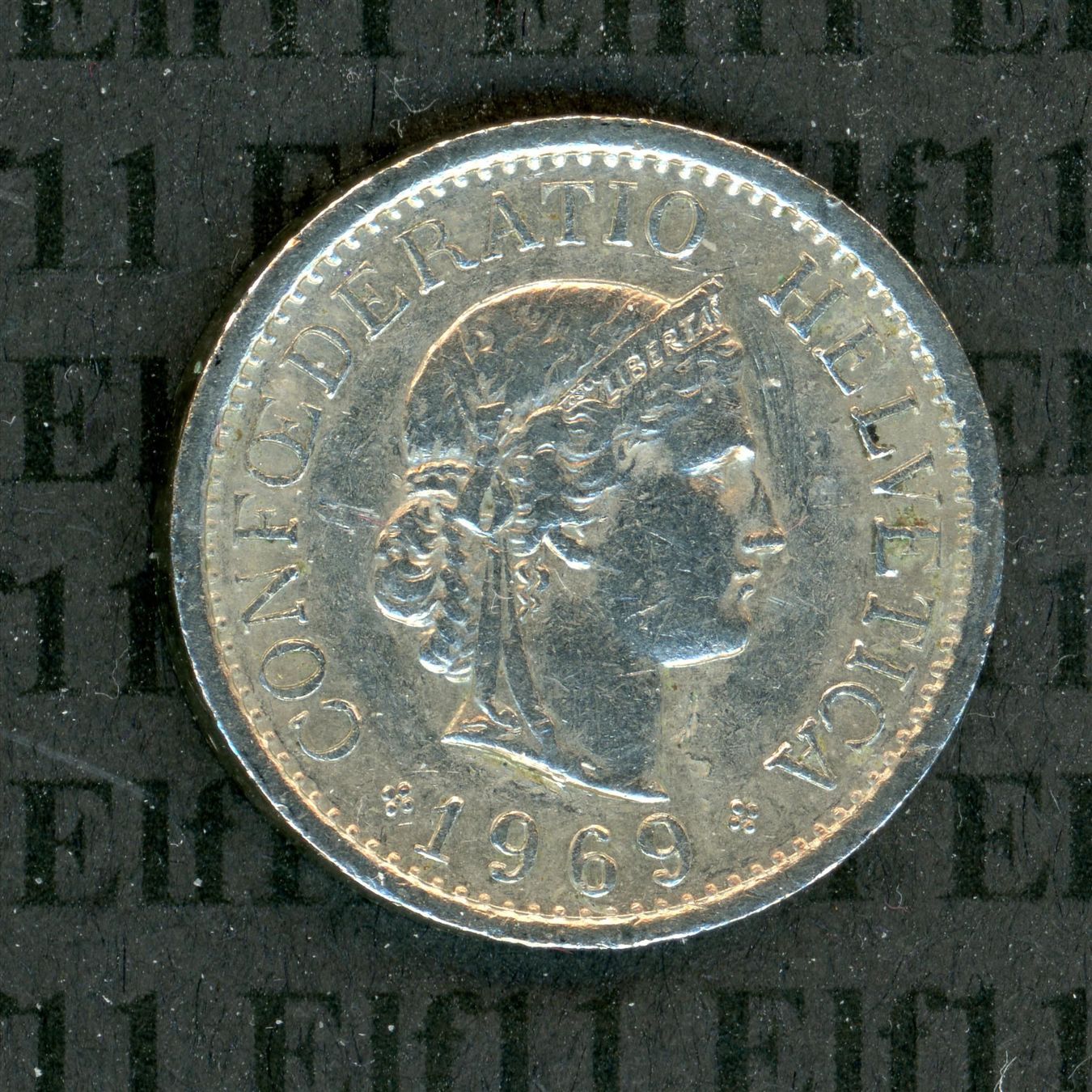 Tutti le monete: CHF___0.10 1969 -vz 10 Rappen – Usato da Widnau venduto da Elf11