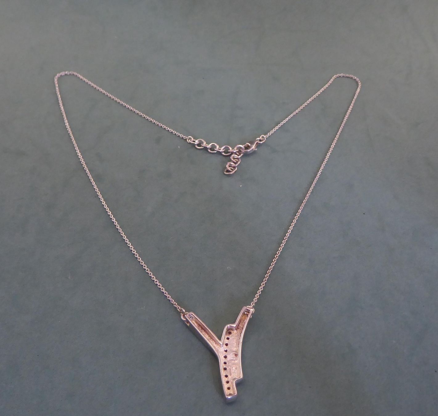 Ketten: Kette 925 Silber mit synthetischen Steinchen – Gebraucht aus Muri AG von silvermouse007 1