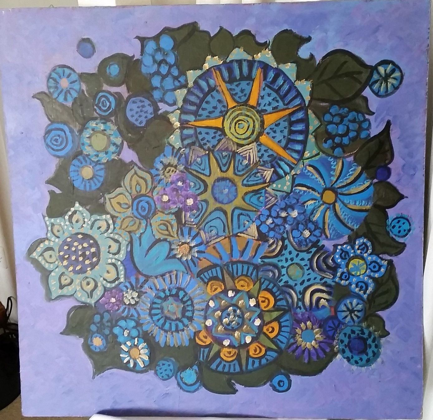 Dipinti: Gemälde; Acryl, 70x70cm – Usato da Herrliberg venduto da AlexandraBopp