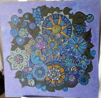 Gemälde; Acryl, 70x70cm