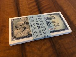 Belgrad 1978 - Jugoslawien - 50 Dinara - Bündel UNC