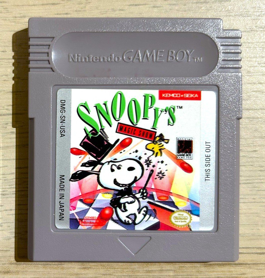 Nintendo Jeux: Snoopys Magic Show Gameboy – D'occasion à St. Gallen par Alpine.Arcade