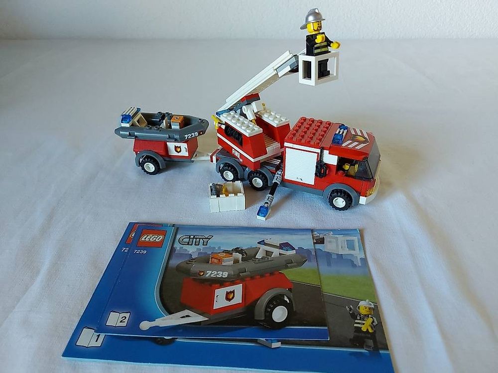 Lego Giocattoli: LEGO City Feuerwehr 7239 Feuerwehrlöschzug – Usato da Kirchlindach venduto da jackyma 1