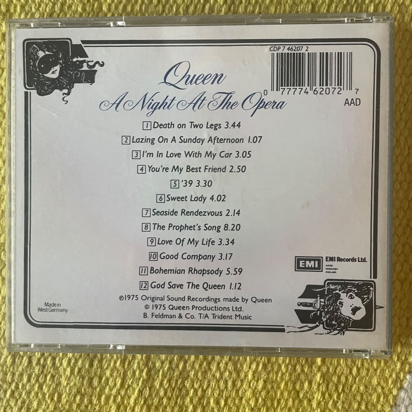 CD: QUEEN-A NIGHT AT THE OPERA – Usato da Rorschacherberg venduto da CD-Roli 1