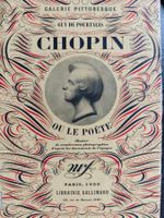 Livre Ancien Chopin, Edition 1929, Rare et Unique!