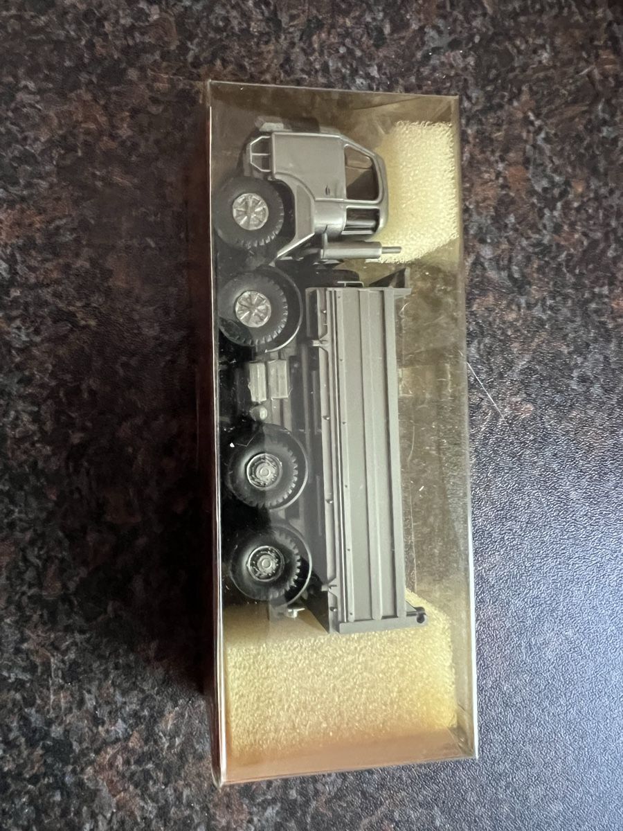 Roskopf Modellini d'auto: Saurer Roskopf 1.87 Silber 4 Achser – Usato da Thun venduto da pat710