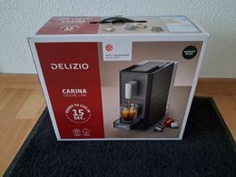 Delizio Carina Casual Kapselmaschine, Midnight Black, Neu