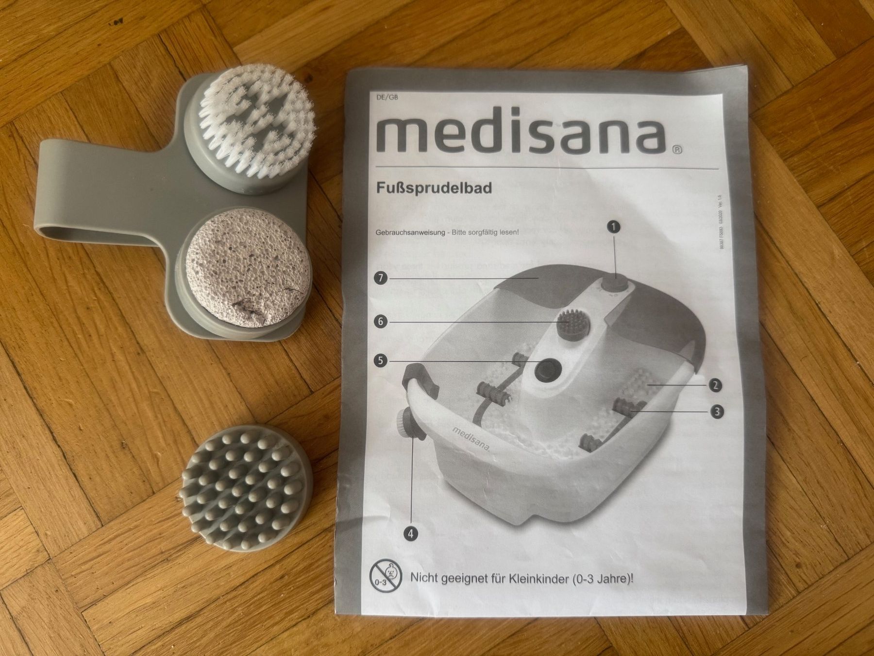 Dispositivi per massaggi: Medisana Fusssprudelbad – Usato da Glis venduto da Brittarhone 1