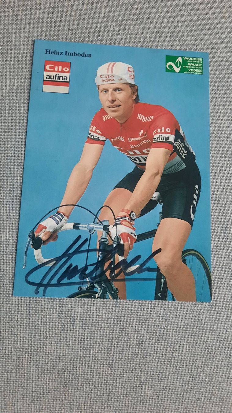 Autographes: Autogrammkarte Heinz Imbiden – D'occasion à Schmerikon par Olympia04