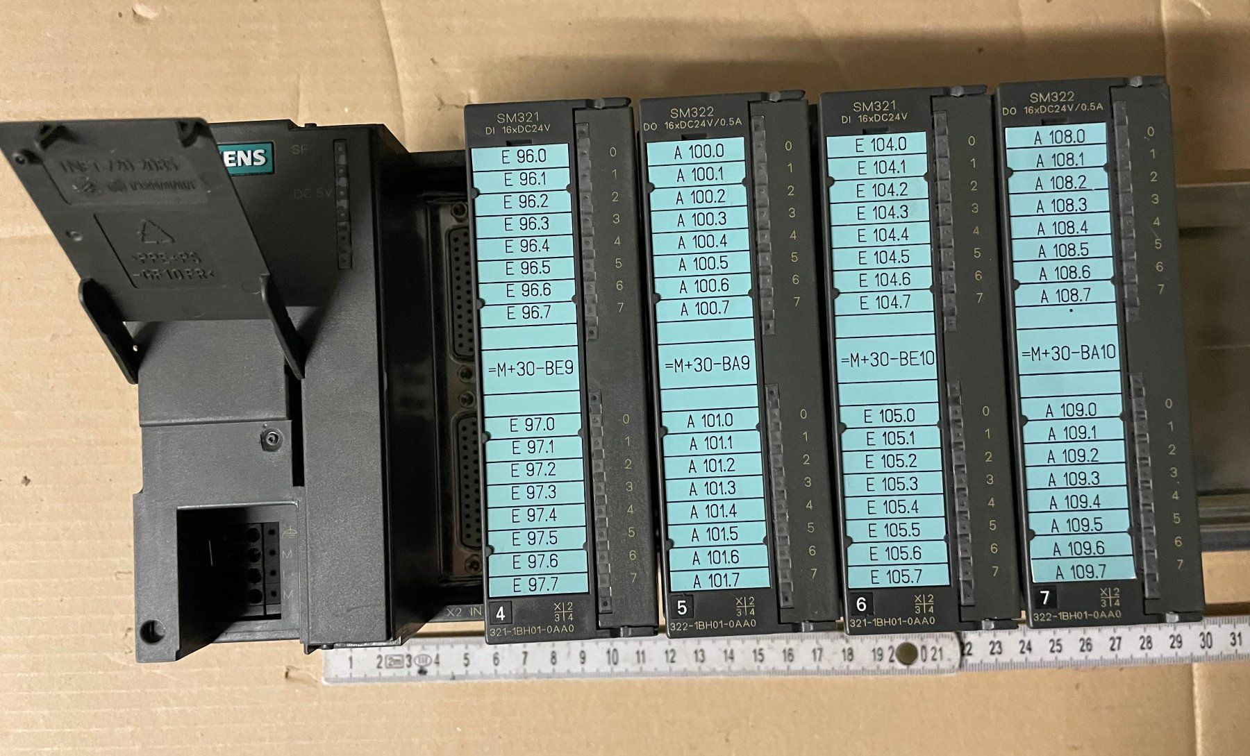 Siemens Simatic S7-300 komplettes Rack (361-3CA01-0AA0) (Gebraucht) in ...