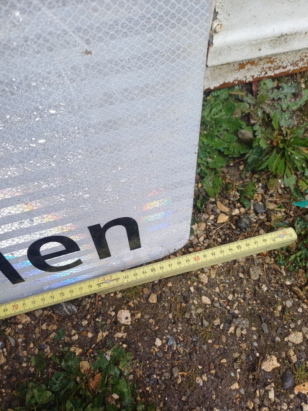 Ecriteaux: Baustellenschild – D'occasion à Wangenried par Recycler94 7
