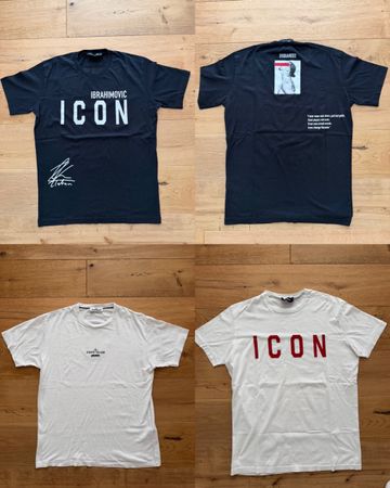 ORIGINALE T-Shirt Set: ICON Dsquared2, Stone Island