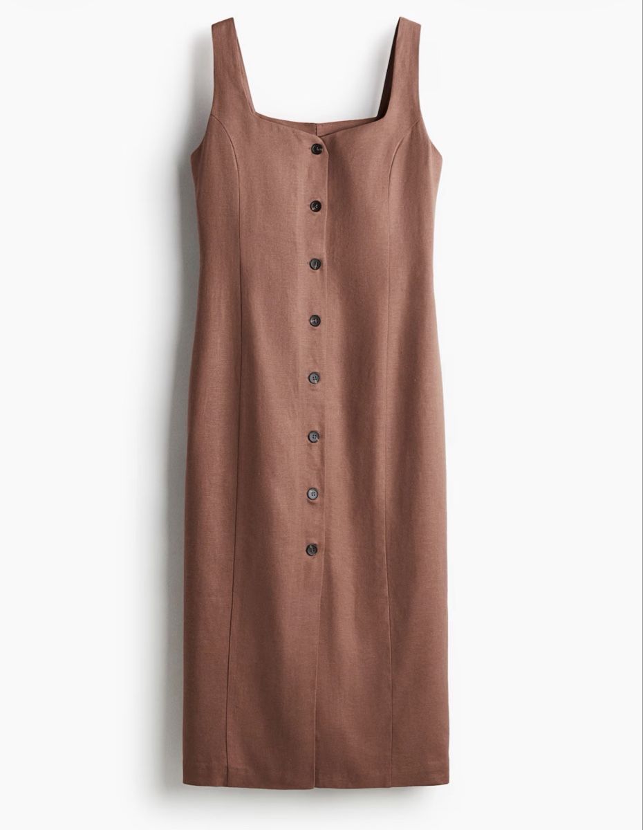 H&M Robes: Leinenkleid moccafarben – Neuf avec emballage d'origine à Lütisburg par Patty_fer 2