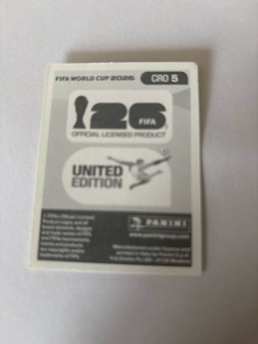 Panini Sammelbilder & Trading cards: Panini Bild CRO5 – Neu und originalverpackt aus Rechthalten von Thierry_89 1