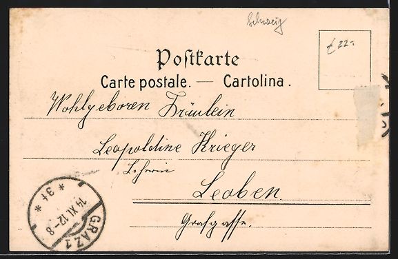 Cartes postales: Litho Schaffhausen, Ortsansicht, Munoth – D'occasion à Berlin par bartko-reher 1