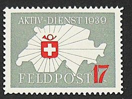FELDPOST 17 AKTIV DIENST 1939 postfrisch**.