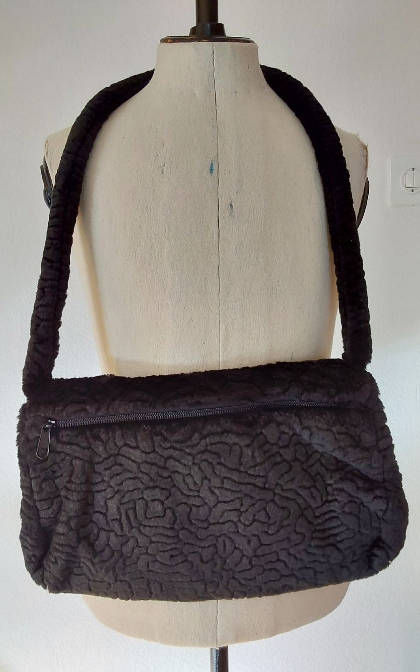 Picard Borse da donna: Handtasche Plüsch schwarz Picard – Nuovo (secondo la descrizione) da Köniz venduto da scopello12