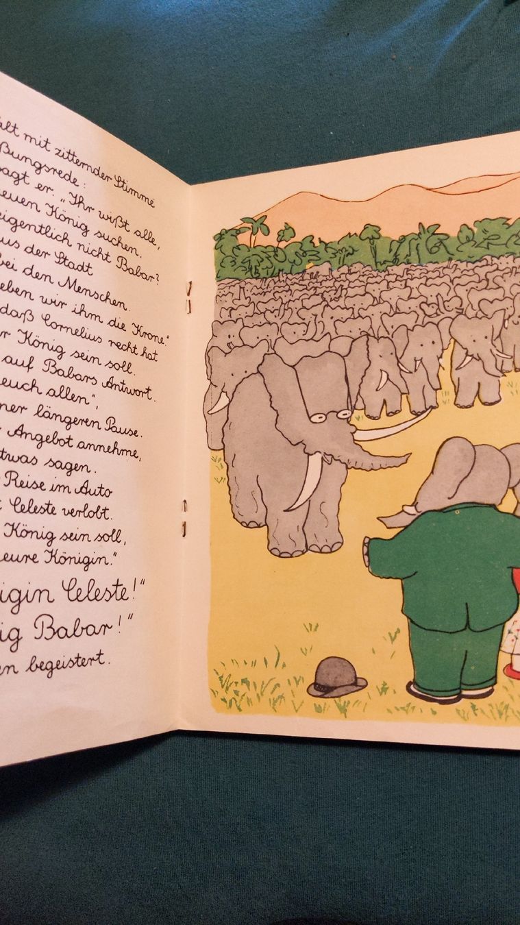 Libri: Babar wird König, Happy-Buch Nr. 73, Kinderbuch Klassiker – Usato da Niederscherli venduto da Mon_Art 2
