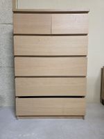 Kommode weiss/birke 6 Schubladen, gut erhalten, Sommer-Sale!