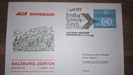 Swissair Salzburg - Zürich 01.04.1971