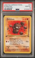 PSA 10 Kleinstein Fossil 1.Edition 47/62 Deutsch