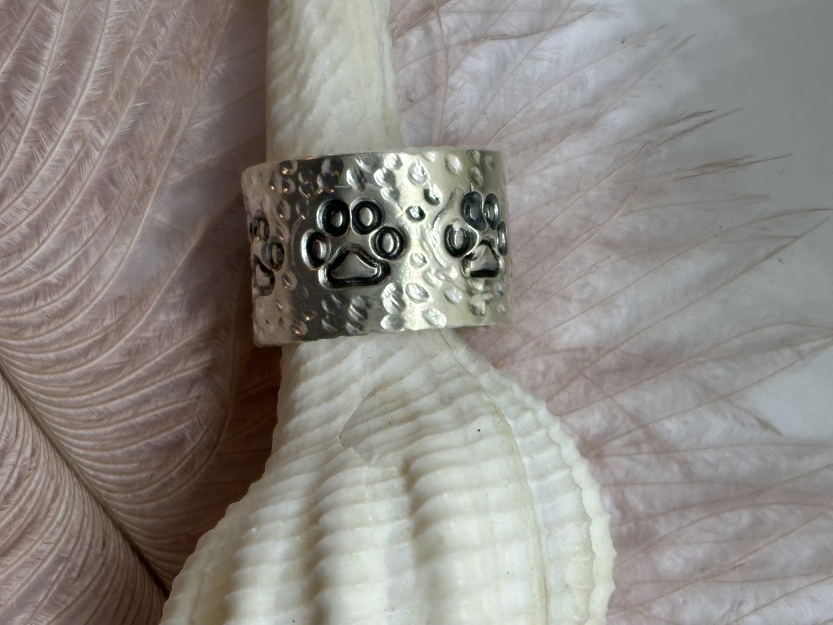 Anelli: Ring pfote  echtes silber – Nuovo e nell'imballaggio originale da Niederglatt ZH venduto da Silberschmuck-design 1