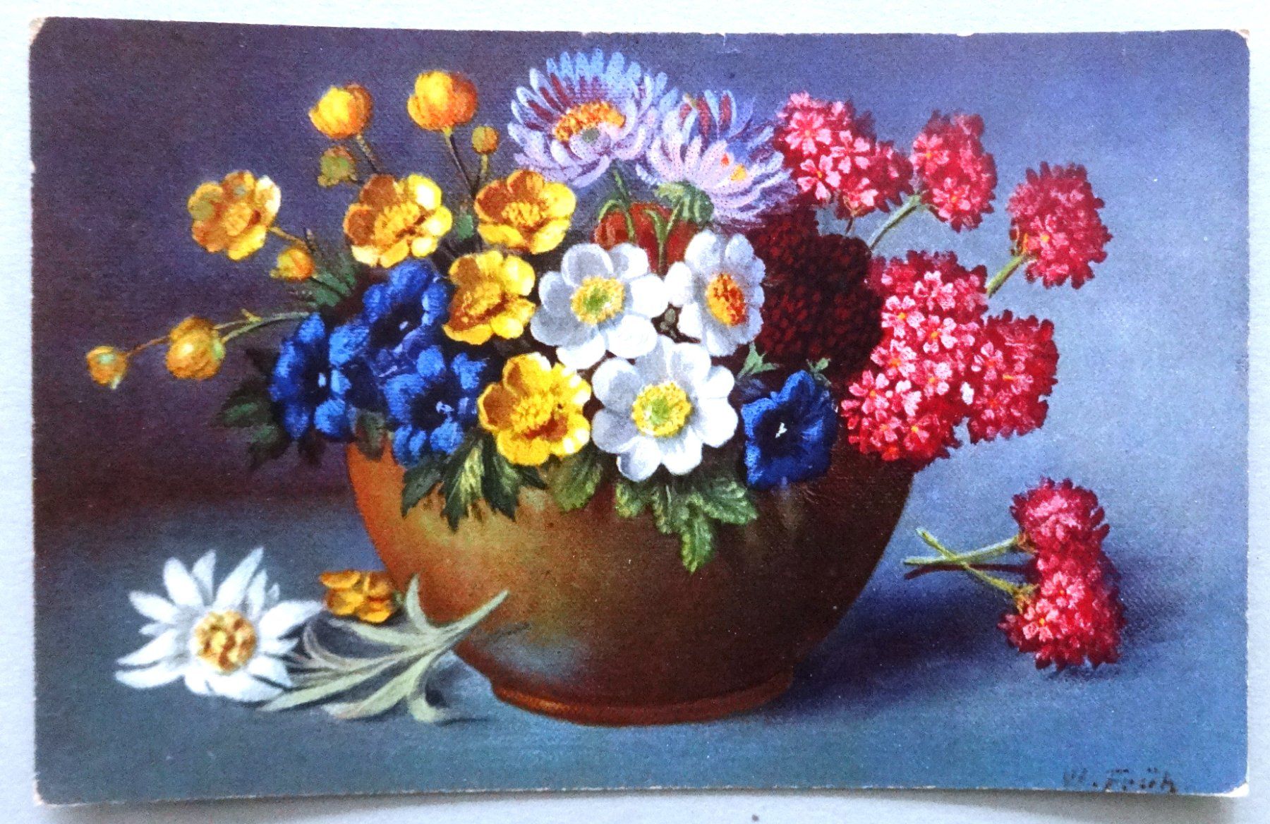 Cartes postales: Arrangement de fleurs – D'occasion à Fétigny par Billy2miny