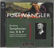 Wilhelm Furtwängler/Bruckner - Symphonies N° 8 & 9 - 2 X CD