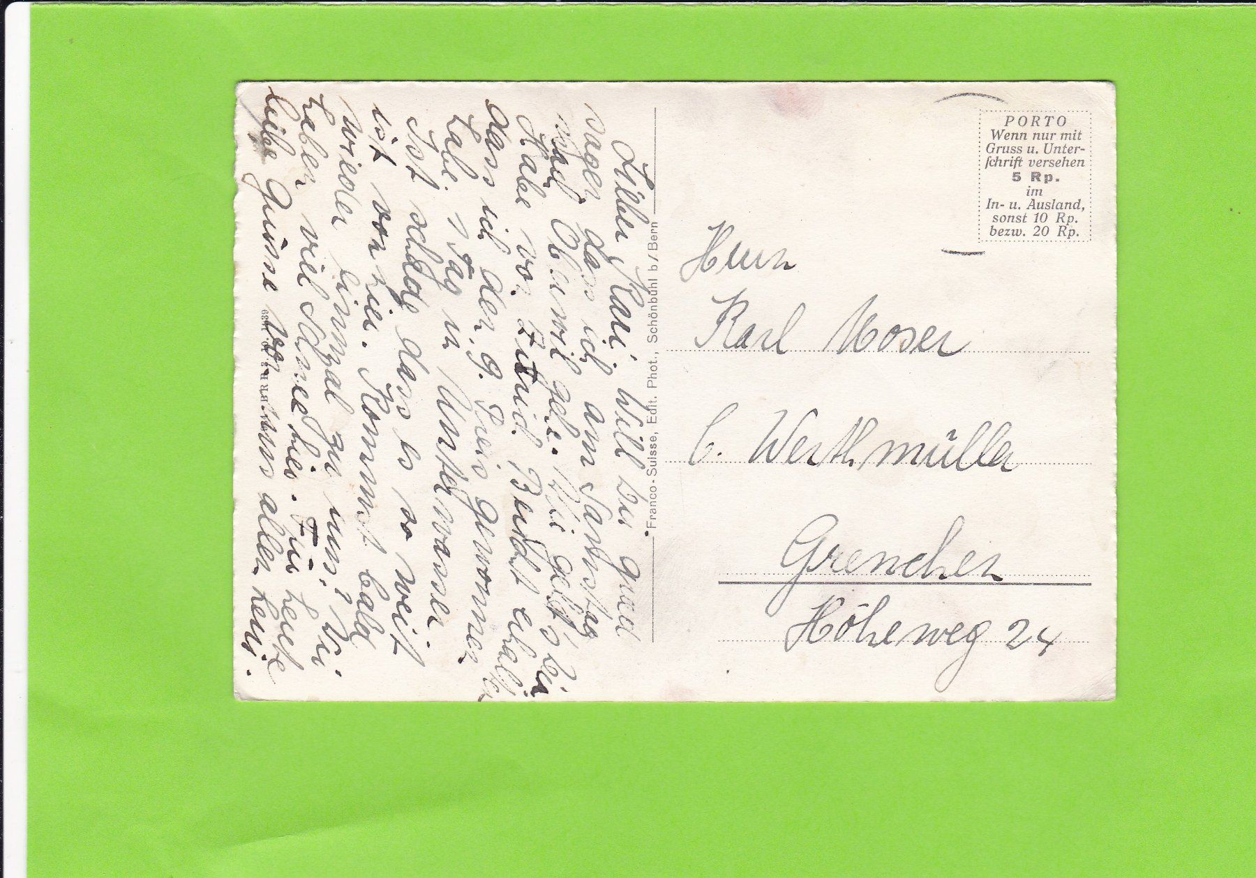 Cartoline postali: Goldbach i/E.--Gesamtansicht – Usato da St. Peterzell venduto da neckertal 1