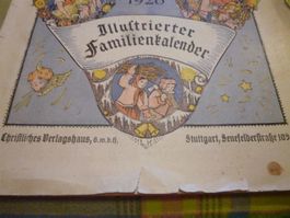 Familienkalender Hausfreund 1928 52  Kalender der Juden